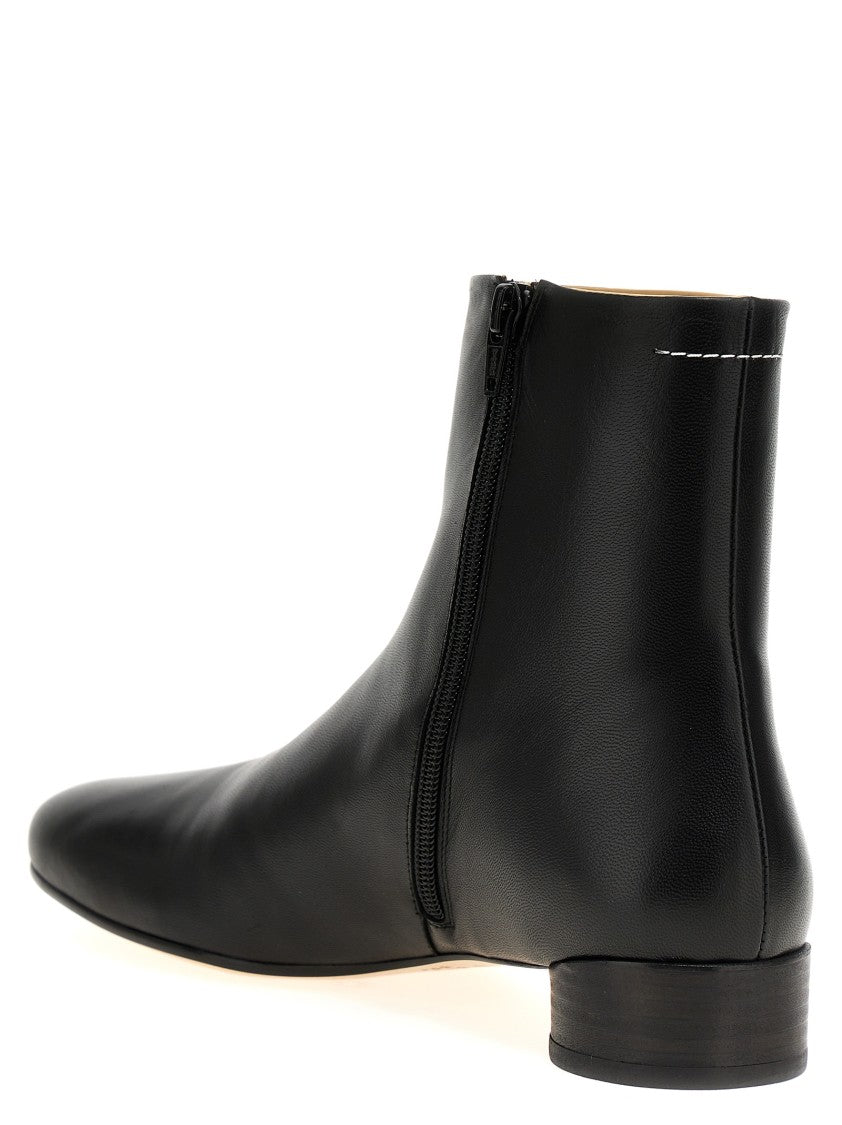 Mm6 By Maison Margiela Ankle Boots With Shaped Toe