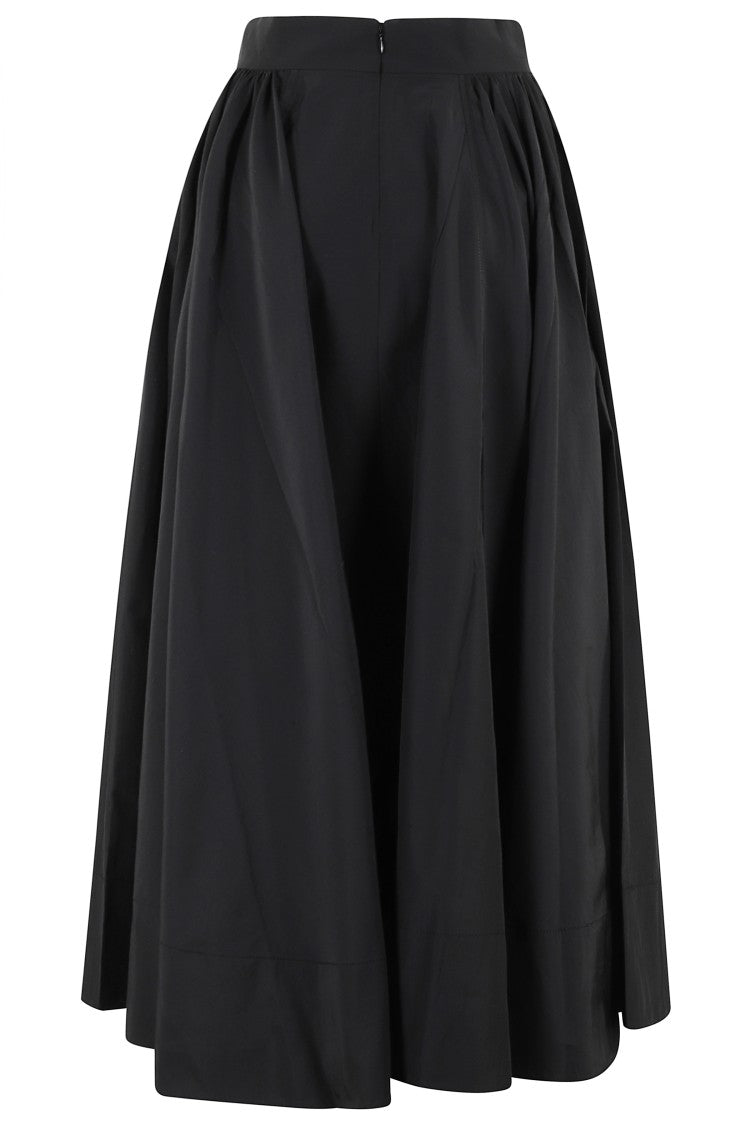 The Andamane Tiered Maxi Skirt In Lightweight Cotton Taffeta