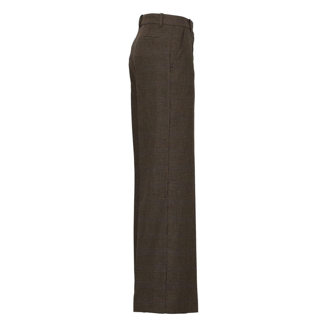 Parosh Prince Of Wales Check Wide-Leg Pants