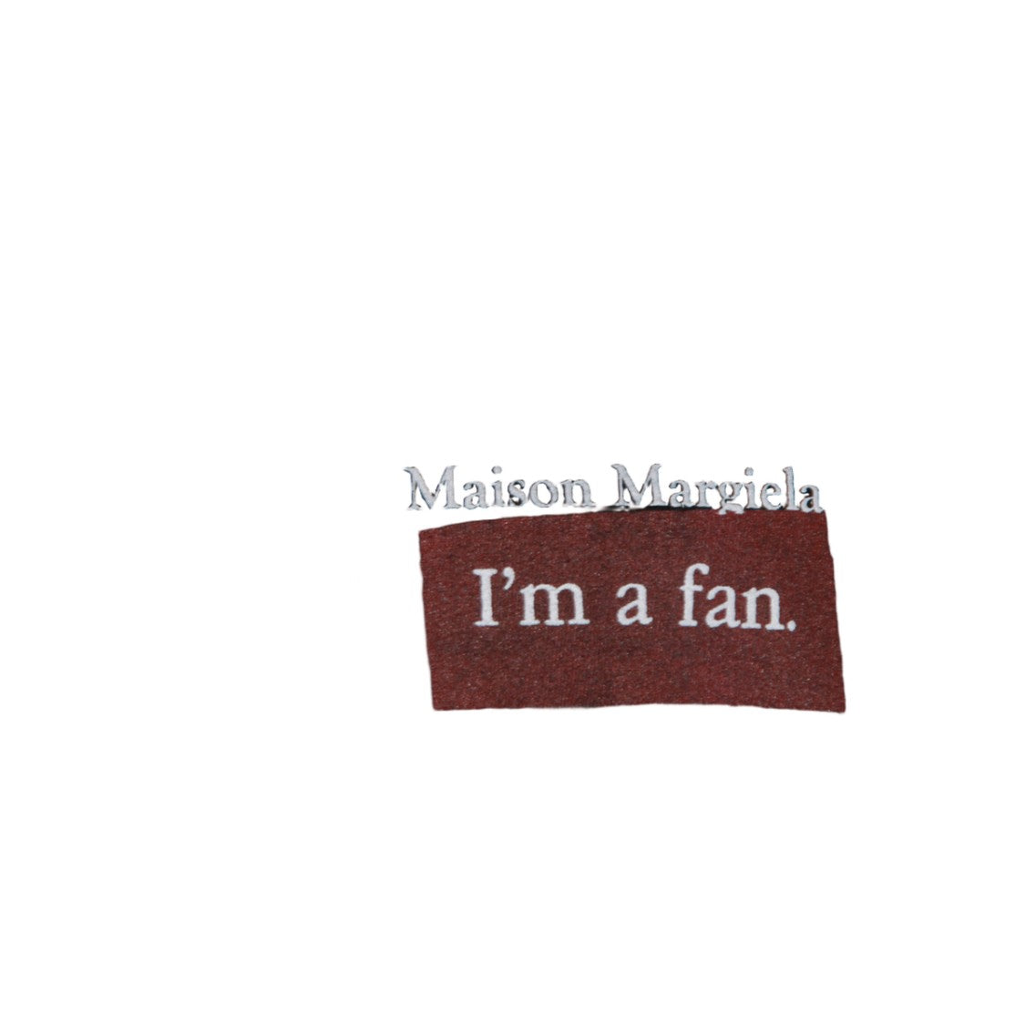 Maison Margiela Black T-Shirt With Maison Margiela Patch