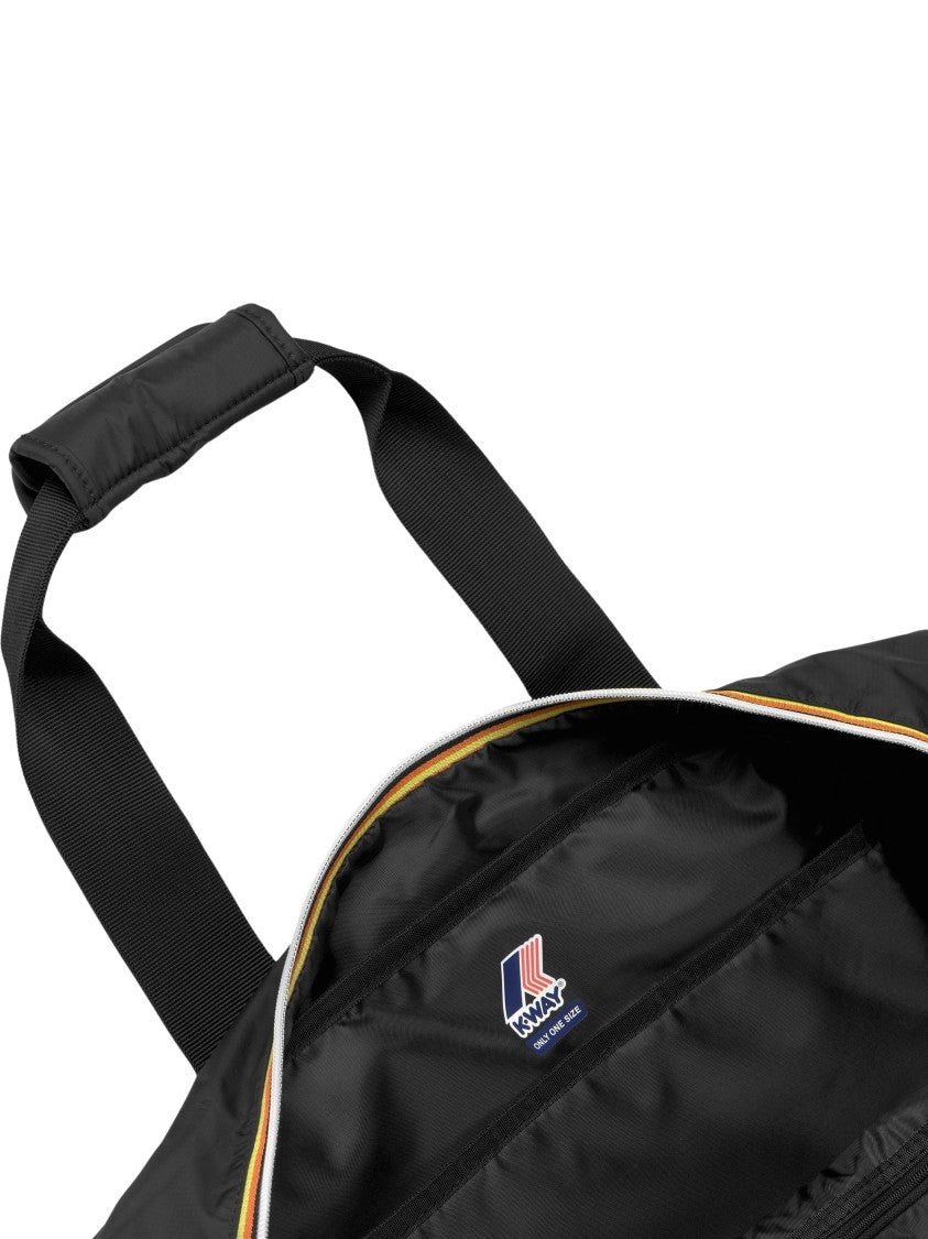 K-Way Logo-Patch Rectangular Zippered Holdall Bag
