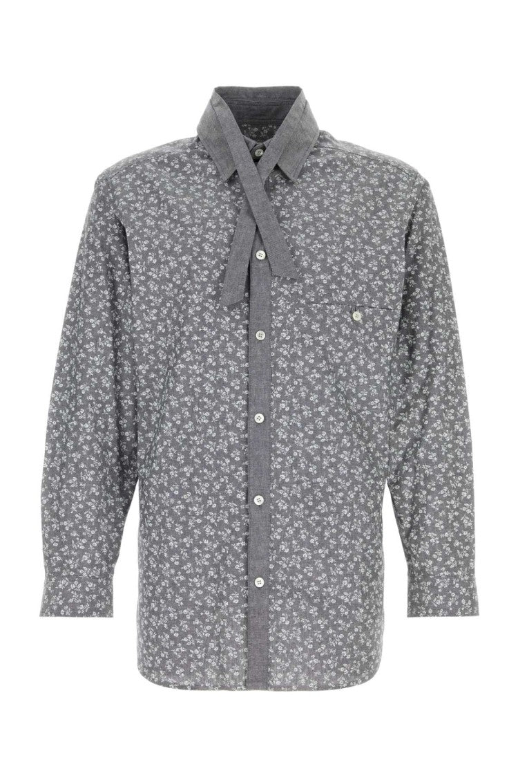 Yohji Yamamoto Printed Cotton Shirt