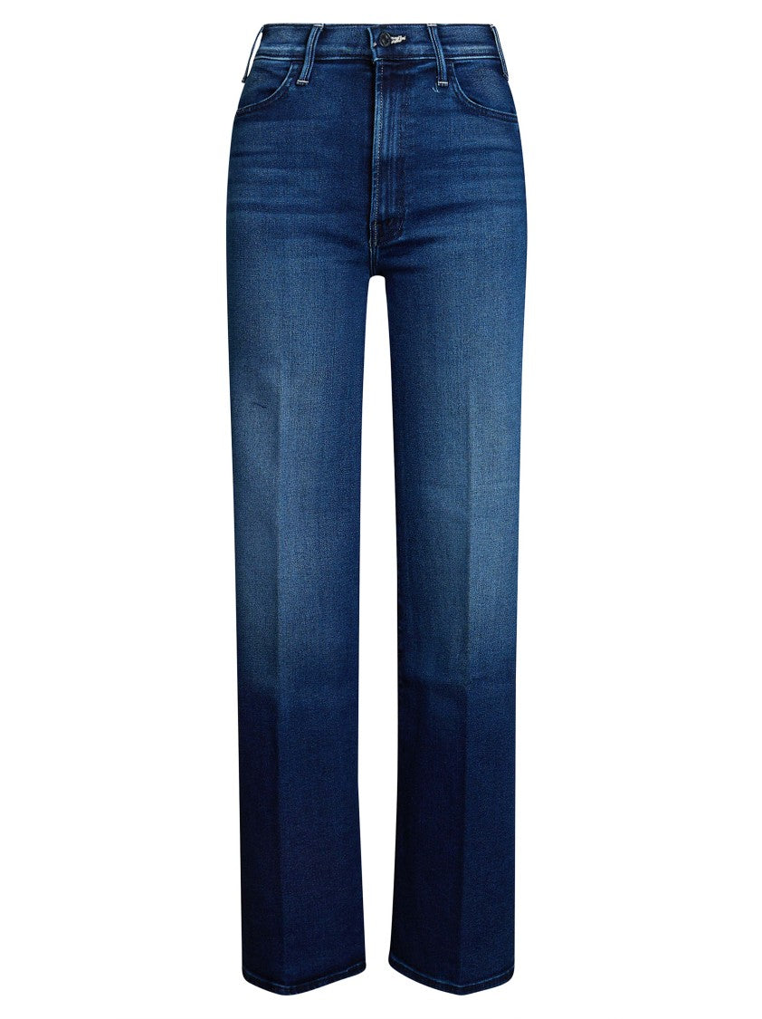 Mother The Hustler Roller Sneak Straight-Leg Jeans