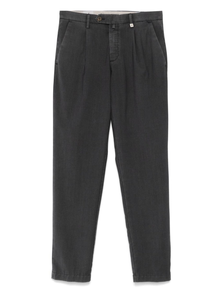 Myths Tailored Gray Trousers With Classic Waistband