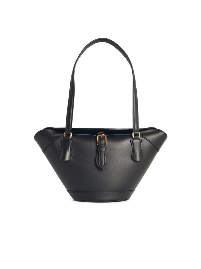 Dolce & Gabbana 'Sunset' Black Leather Bag