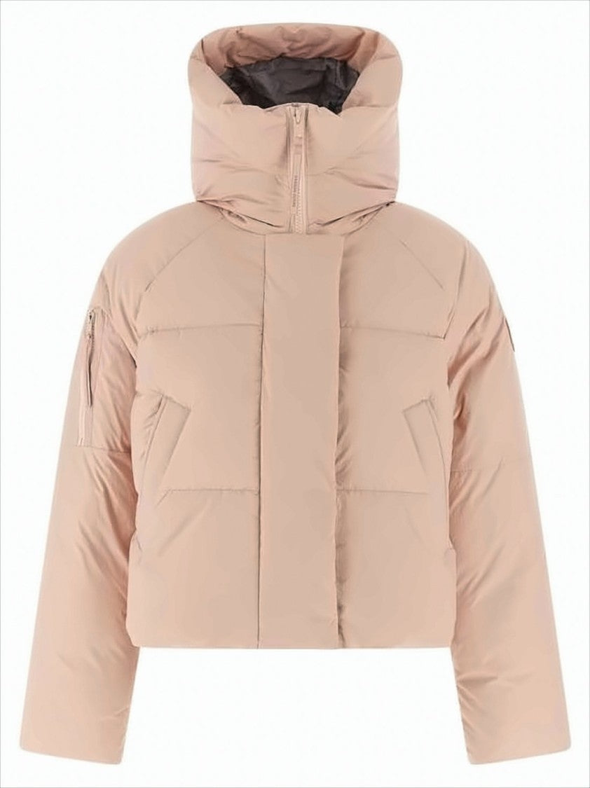 Canada Goose Cropped Puffer Jacket With High Collar