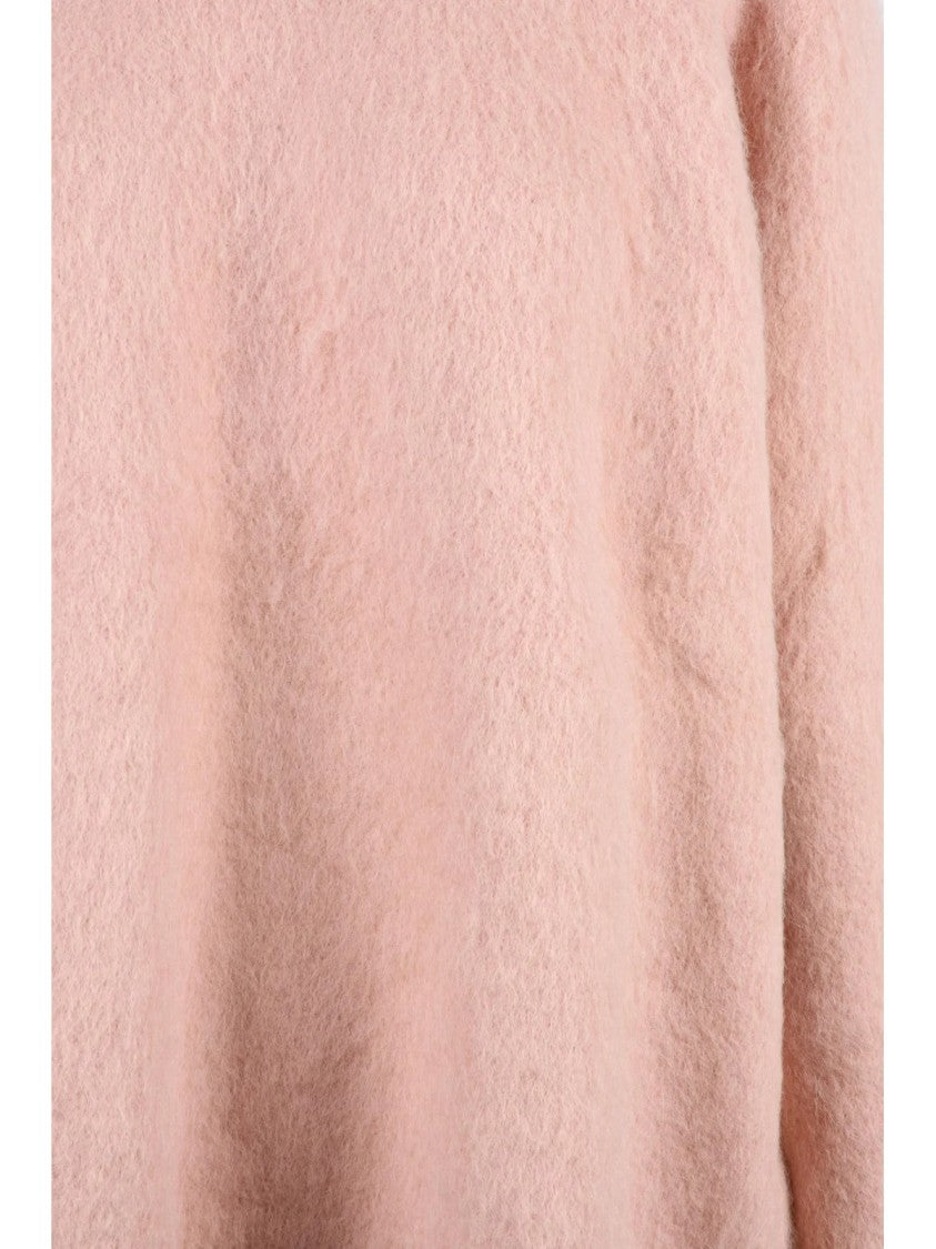 Pdr Phisique Du Role Oversized Crew Neck Sweater In Sumptuous Blend Of Alpaca And Mohair