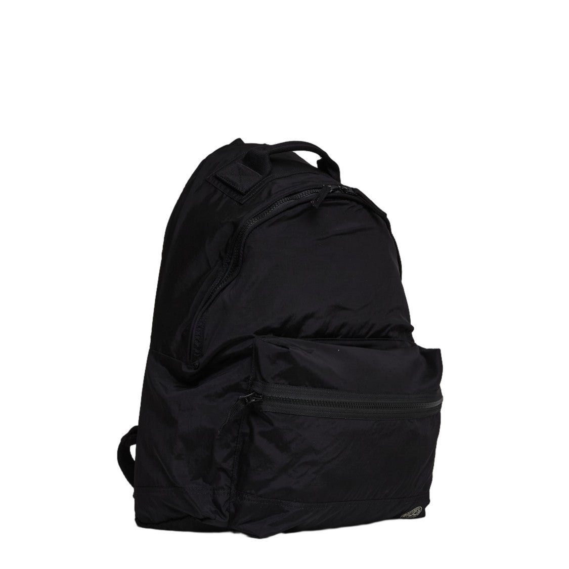 Stone Island Black Coated Nylon Padded Multi-Pocket Backpack