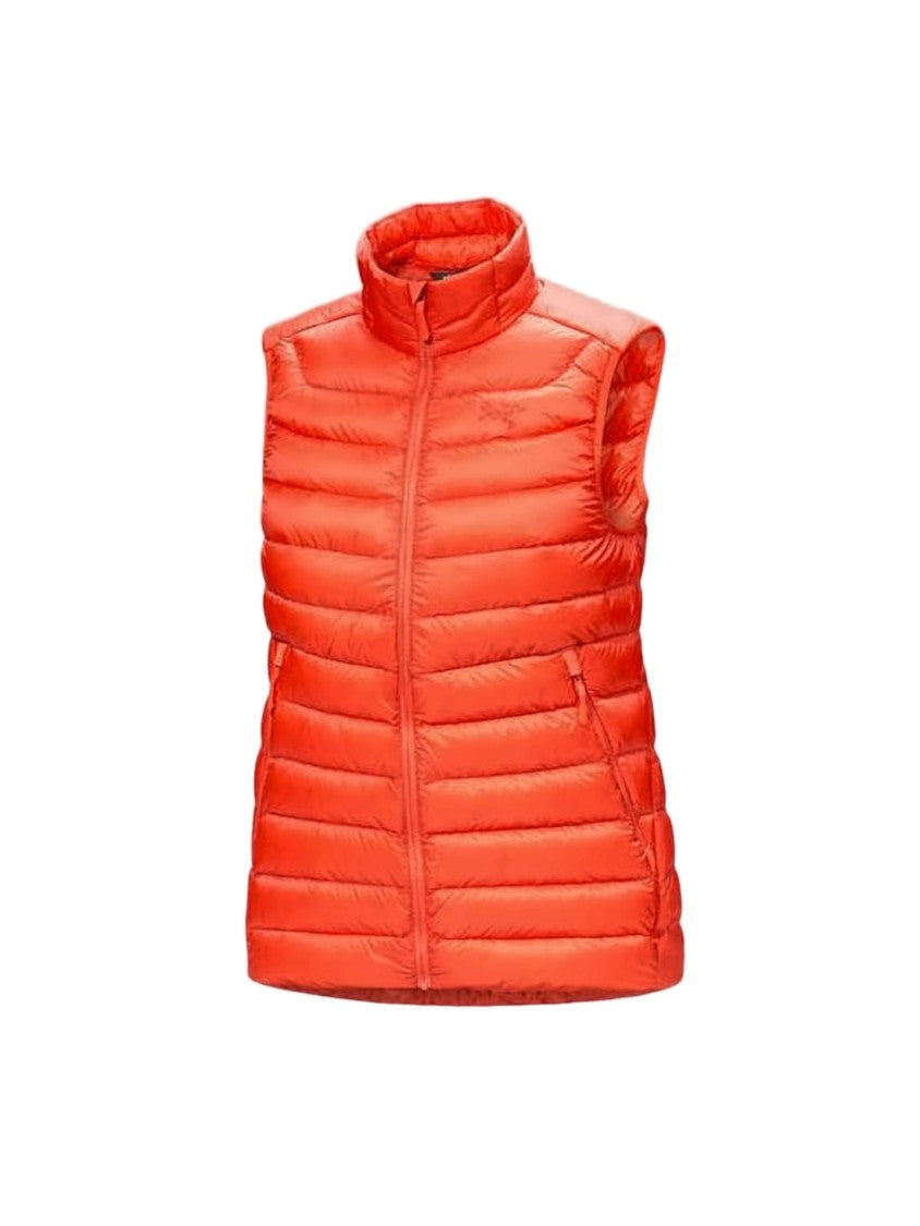 Arc'teryx Quilted Down Vest With High Collar And Zipper Closure