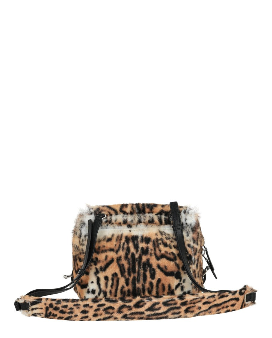 Givenchy Small Pandora Bag In Leather And Faux Fur