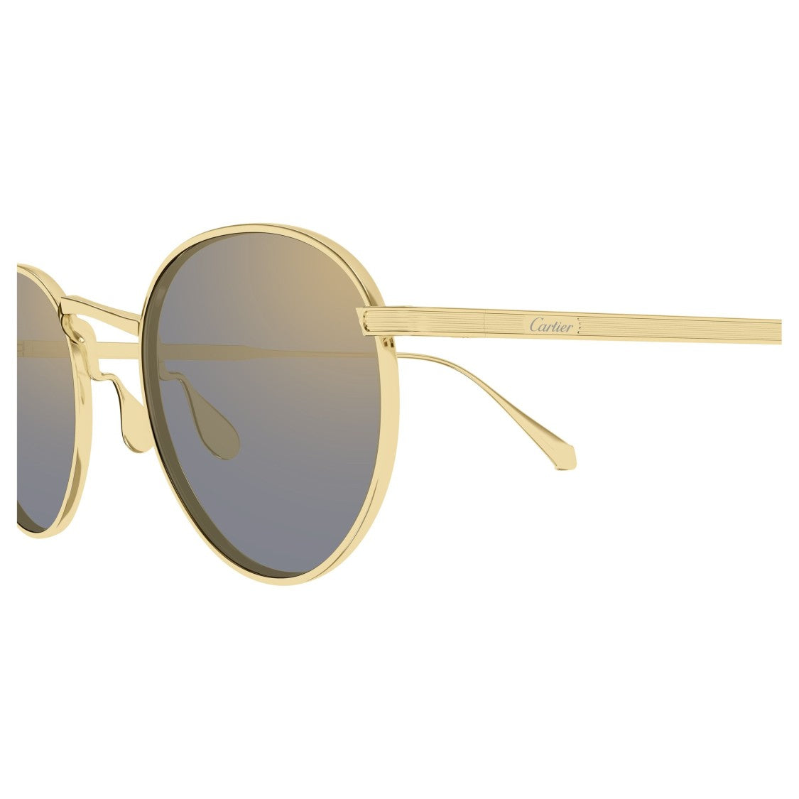 Cartier Ct0626s Round Titanium Sunglasses