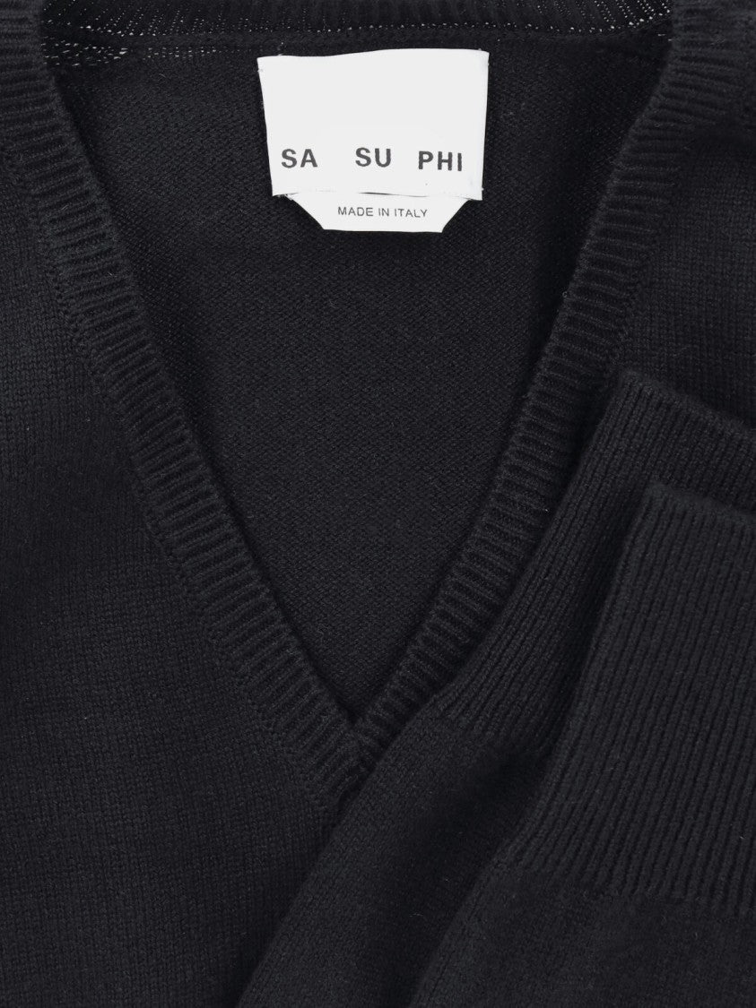 Sa Su Phi "Lavinia" Sweater, In Black Cashmere