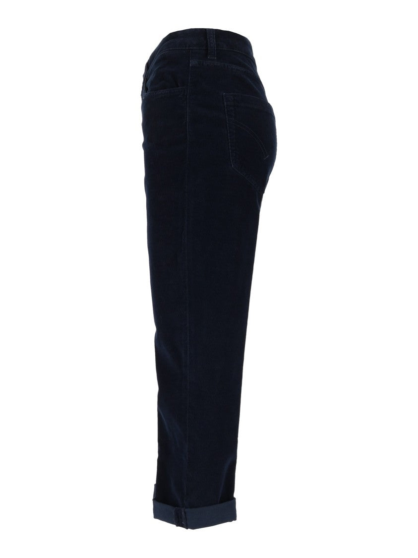 Dondup Koons Cropped High-Waisted Pants