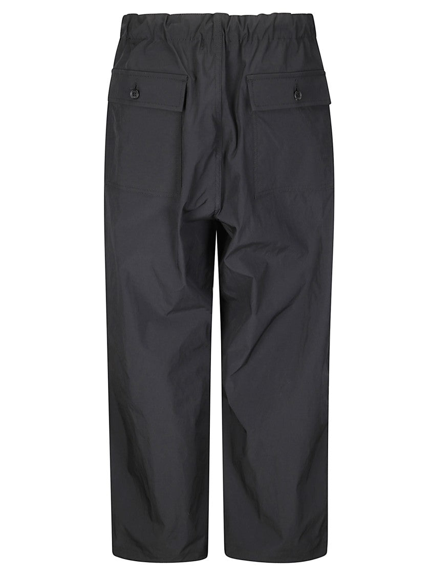 Comme Des Garçons Wide-Leg Casual Pants With Adjustable Drawstring