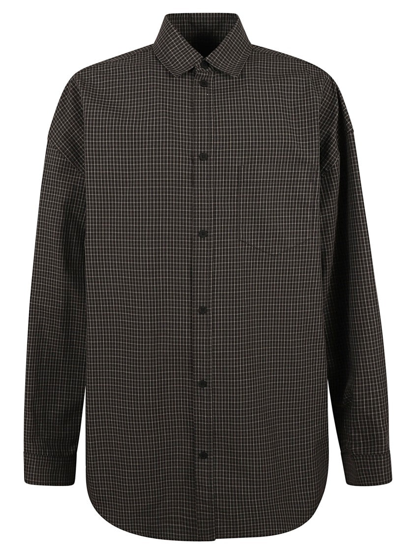 Balenciaga Relaxed Fit Black Shirt