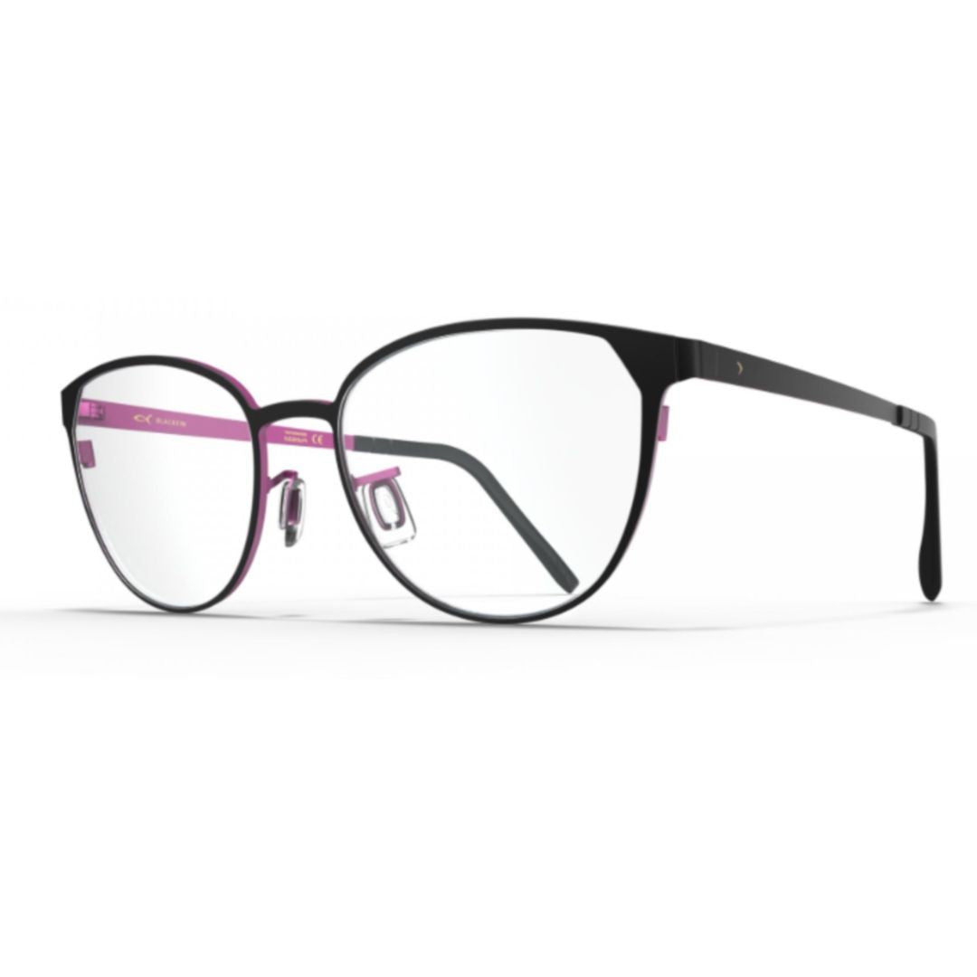 Blackfin Bf1080 Melrose Sleek Cat-Eye Eyeglasses With Adjustable Nose Pads