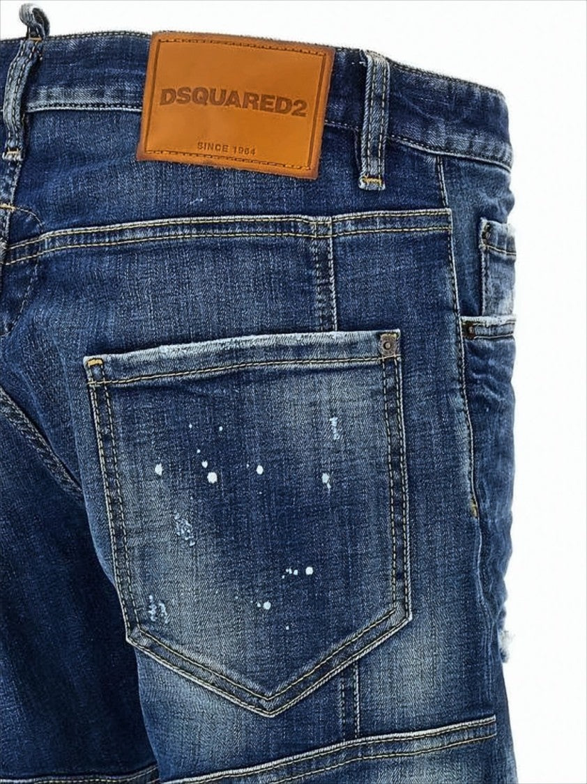 Dsquared2 Distressed Slim Fit Denim Pants