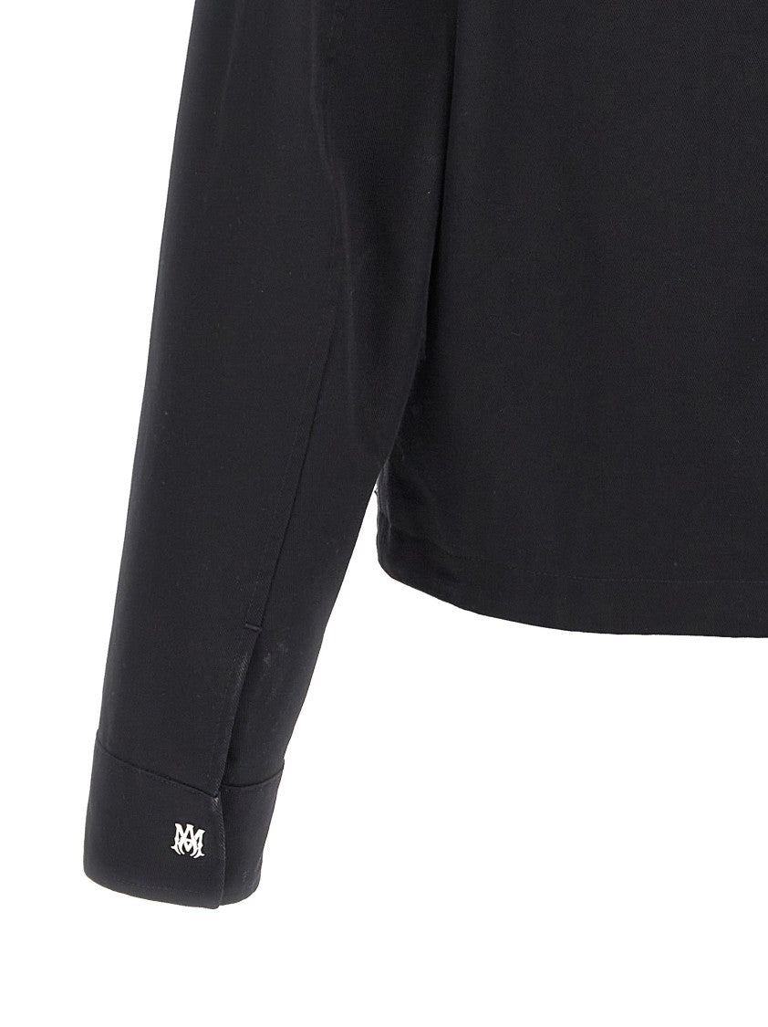 Amiri Canvas Jacket With Intricate Embroidery