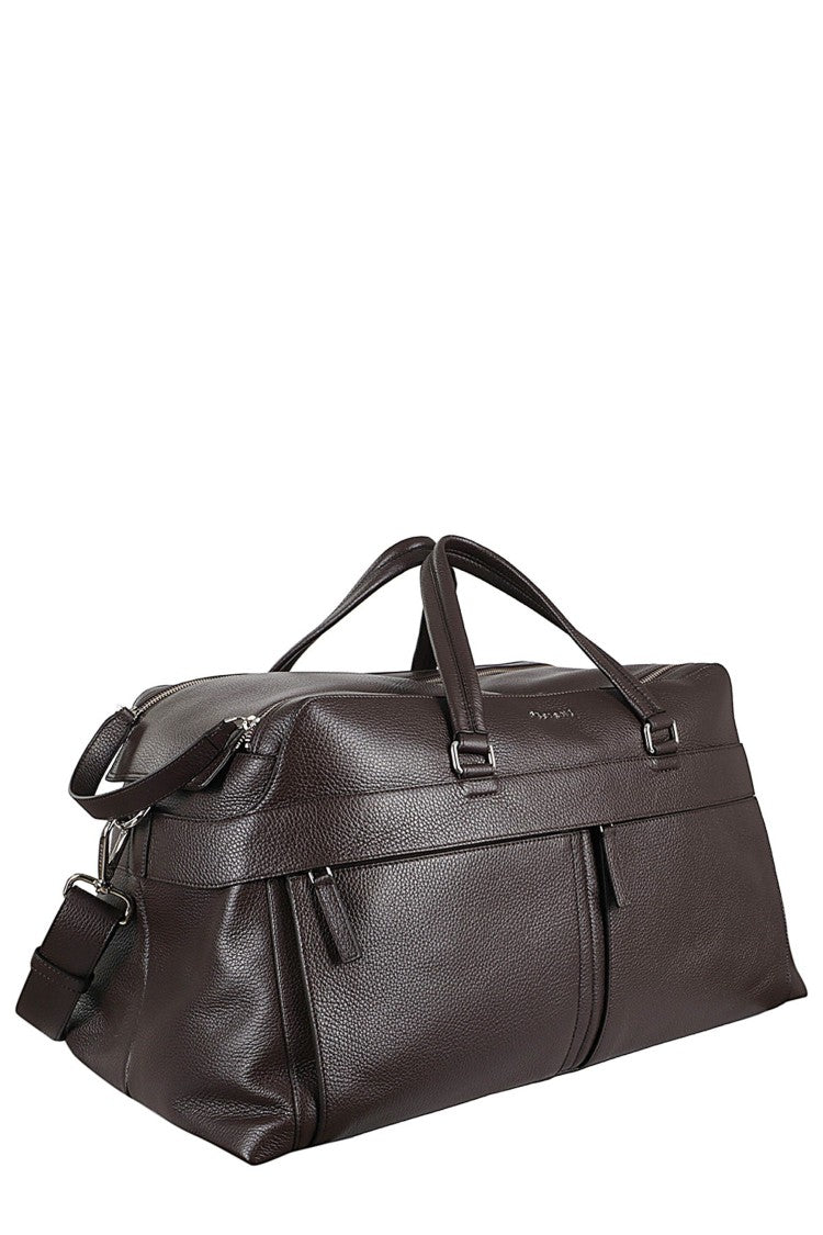 Orciani Micron Leather Shoulder Bag
