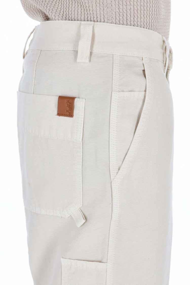 Haikure Warren Model Cotton Canvas Trousers