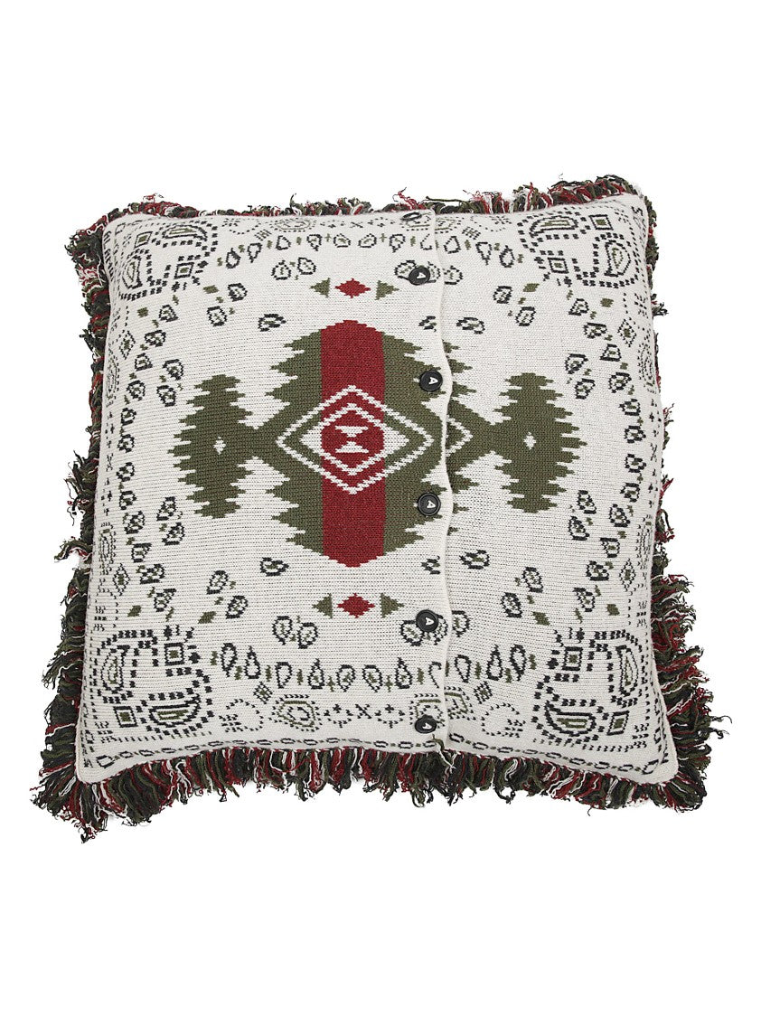 Alanui Bandana Jacquard Pillow