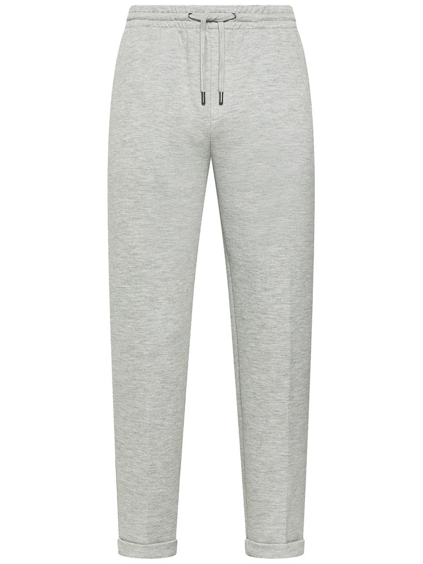 Seventy Venezia Light Grey Pantalone Relaxed Fabric Pants