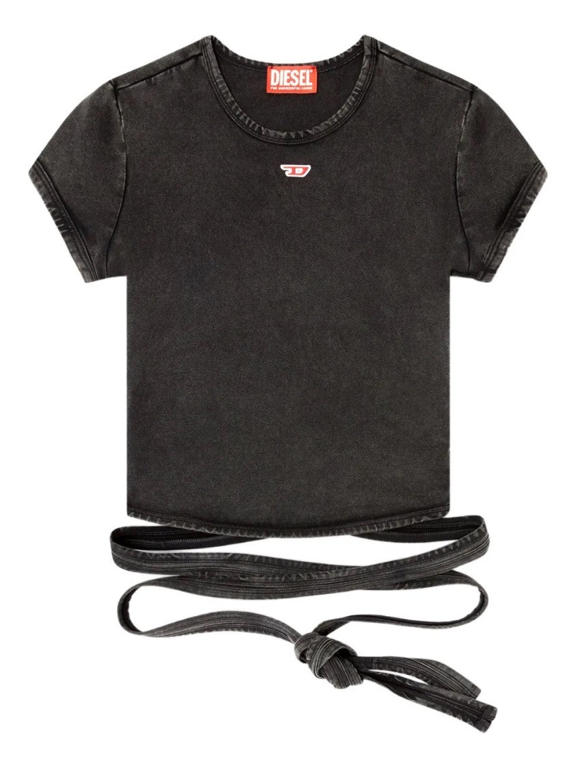 Diesel Fitted Top With Unique Bunny Tail Detail