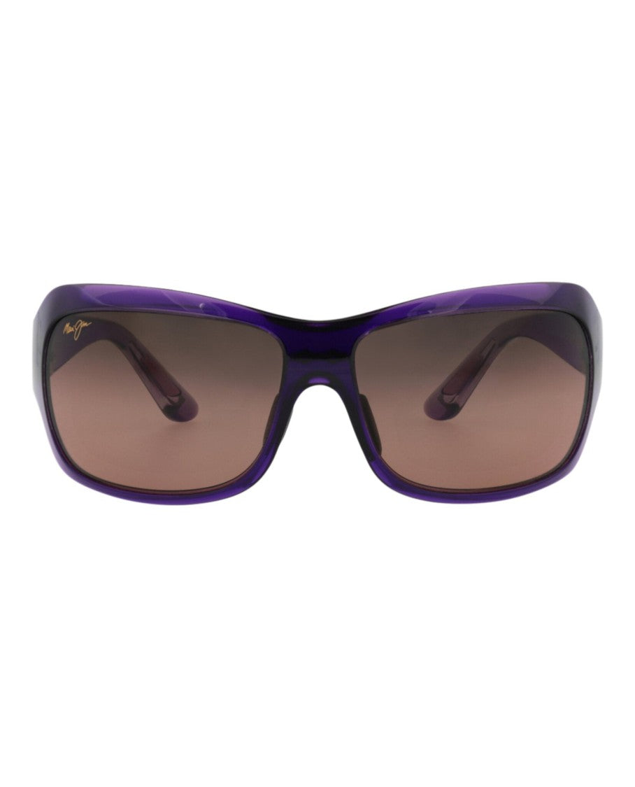 Maui Jim Shield-Frame Injected Sunglasses