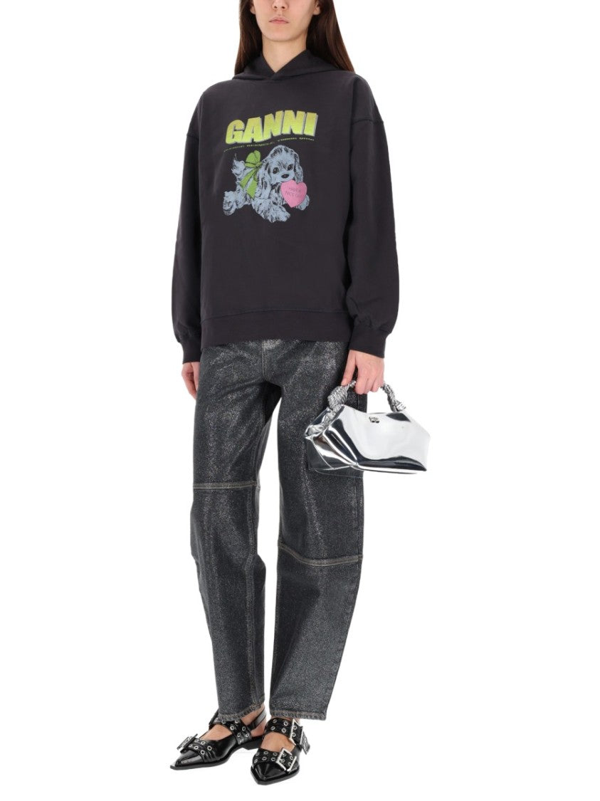 Ganni Puppy Sweatshirt