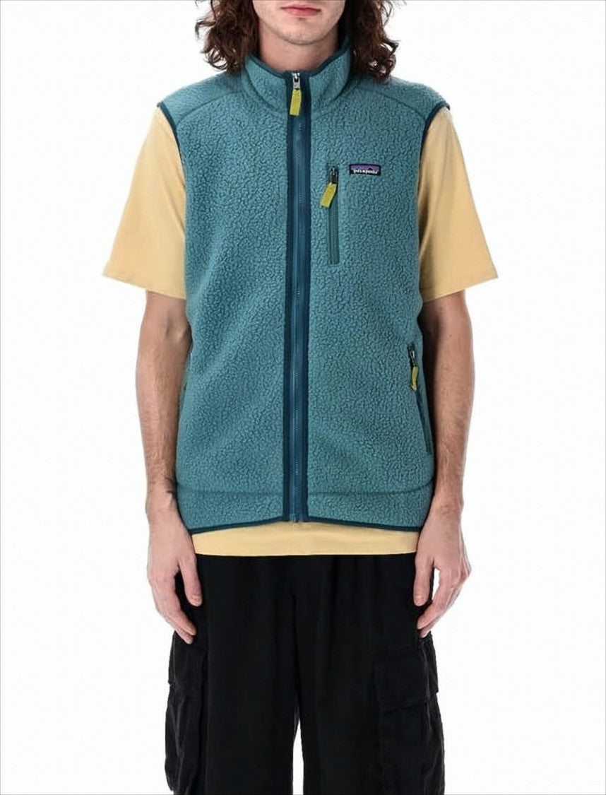 Patagonia Relaxed-Fit Fleece Vest With Full Front Zipper