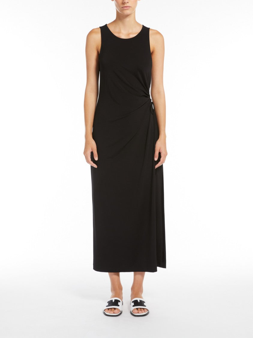 Max Mara Sleeveless Maxi Dress With Cut-Out Detail