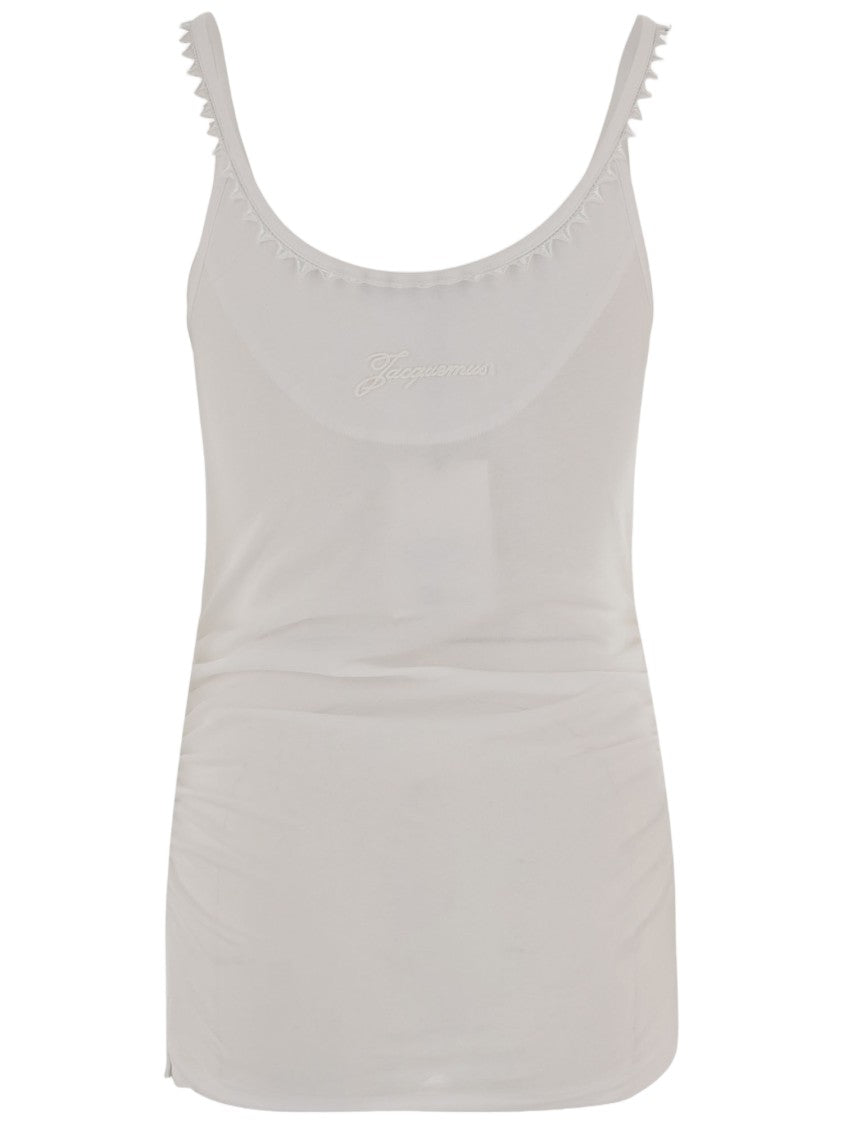 Jacquemus Cotton Top With Half-Button Front