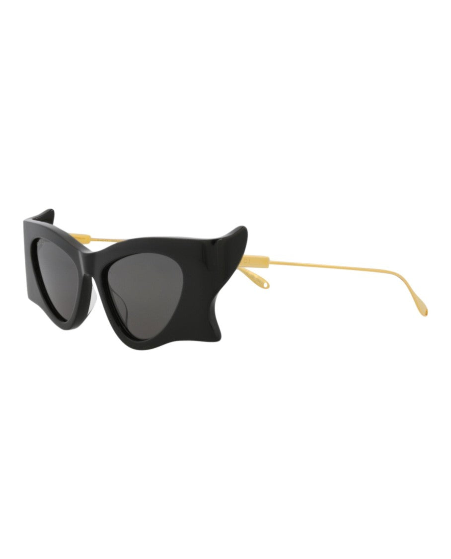 Gucci Cat Eye-Frame Sunglasses In Recycled Acetate With Metal Temples