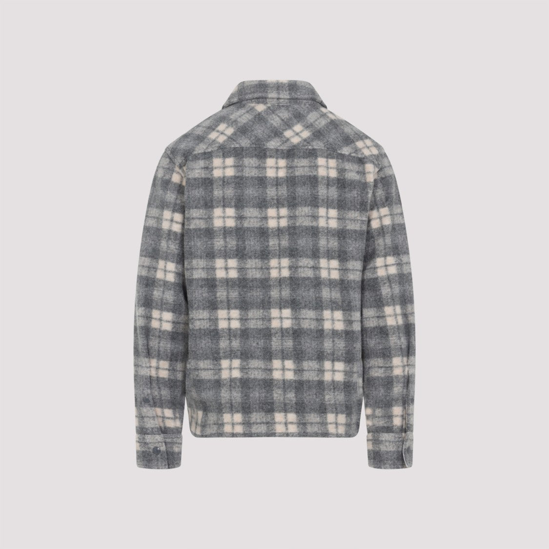 Moncler White Checked Shirt