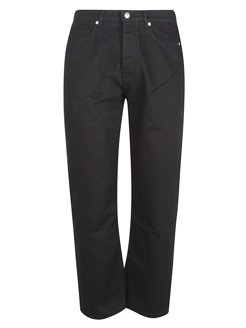 Maison Kitsuné Straight-Leg Denim Jeans With Mid-Rise Waist