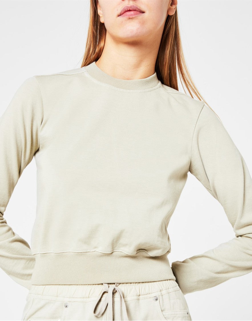 Drkshdw By Rick Owens Pearl Cropped Sweatshirt