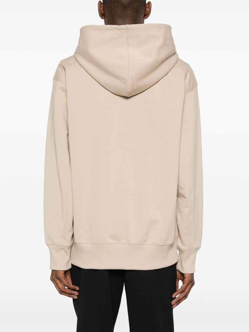 Y-3 Logo-Print Zip-Up Hoodie