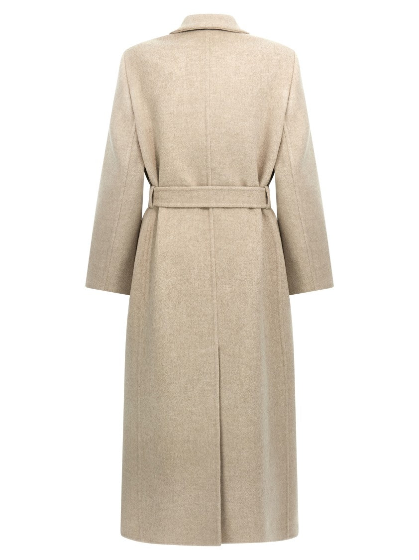 Brunello Cucinelli Double-Breasted Virgin Wool Coat