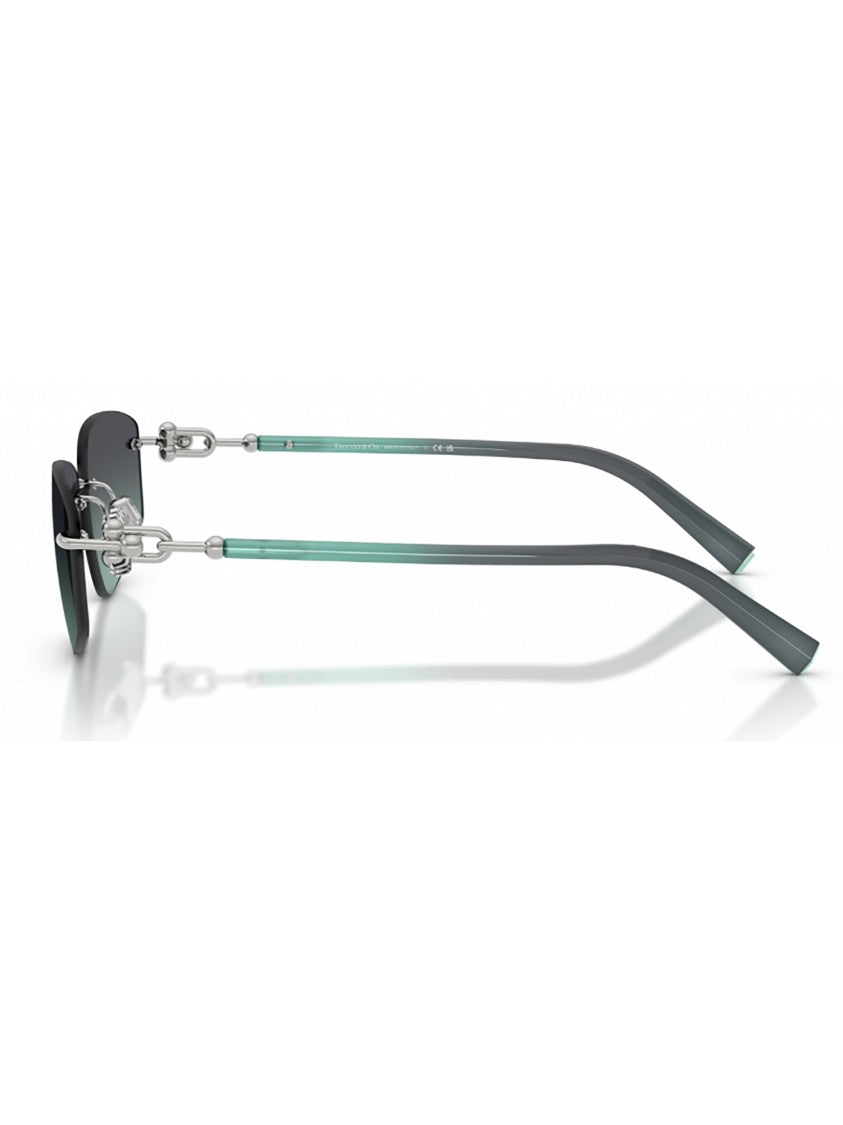 Tiffany & Co. 3114 Sole Rimless Gradient Silver Sunglasses