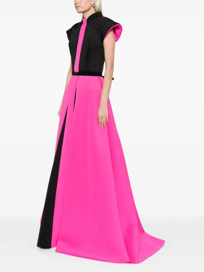 Saiid Kobeisy Neoprene Dress With Wide Shoulders