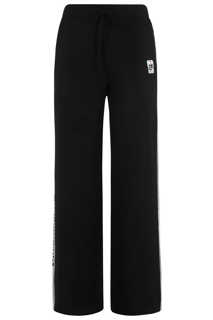 Casablanca Casablanca Merino Wool Jogger Pants With Zippered Pockets