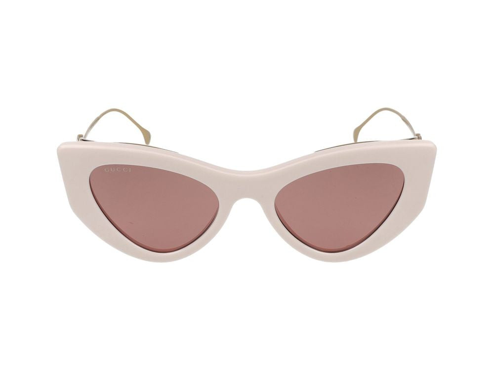 Gucci Sunglasses Gg1565s 003 Ivory Gold Red 52/20/120