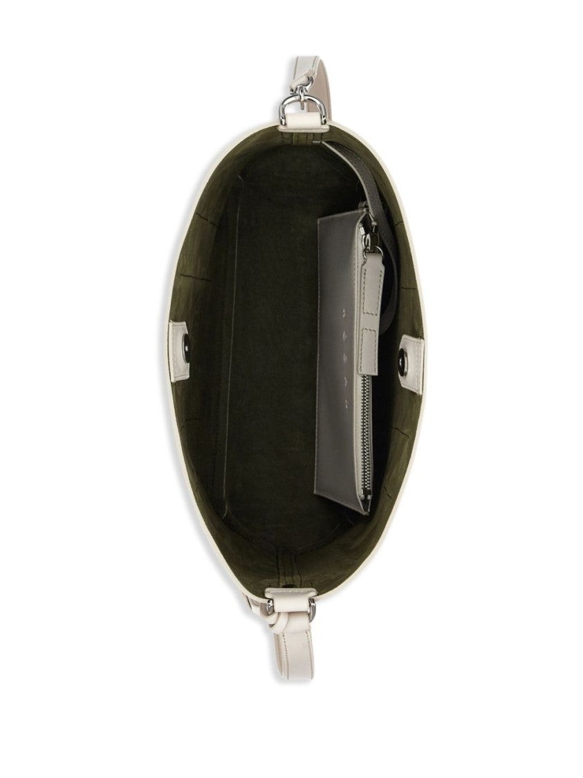 Hogan Hogan Vitello Leather Shoulder Bag With Minimalist Design