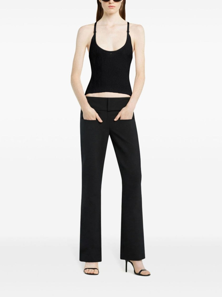 Courrèges Ribbed Sleeveless Top