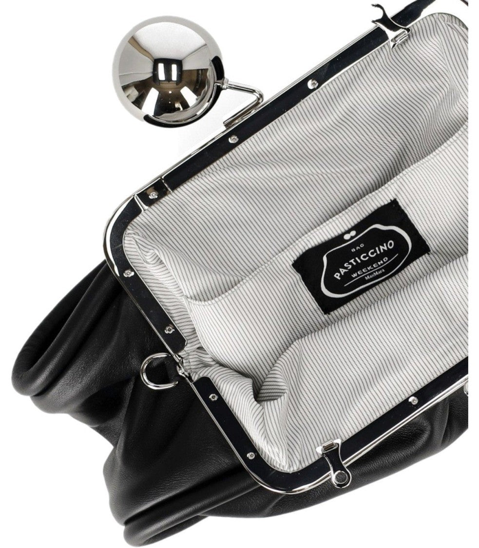 Max Mara Pasticcino Milvanew Medium Black Clutch