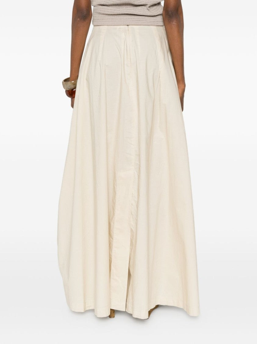 Jucca Pleated High Waist Maxi Skirt
