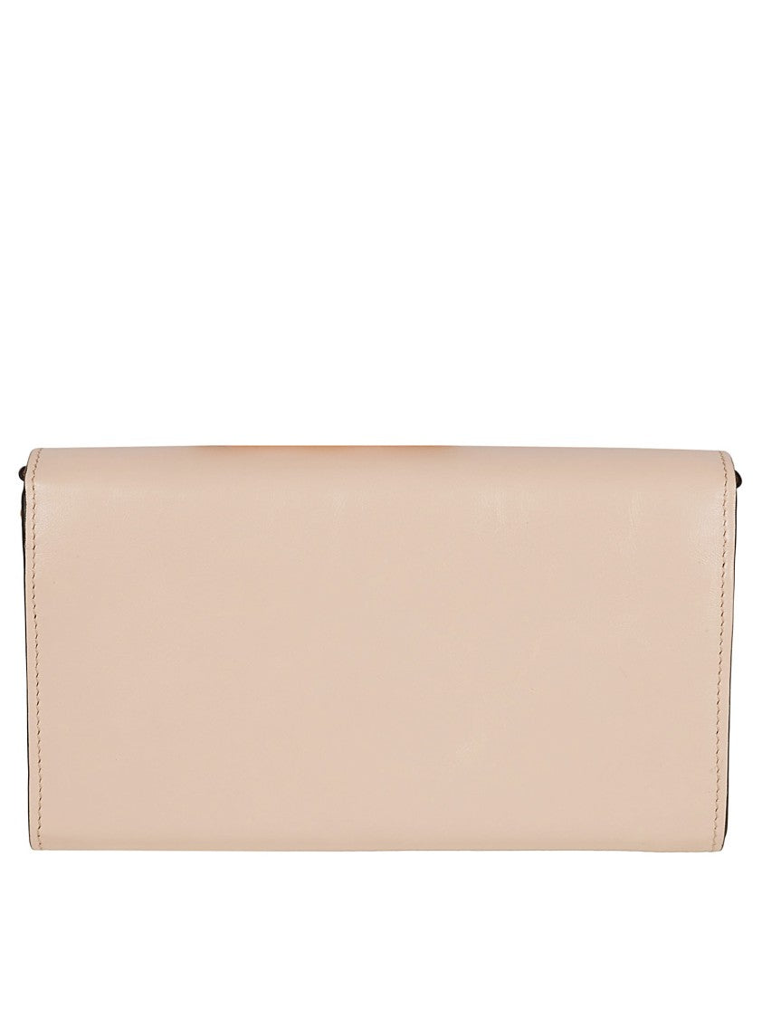 Chloé Leather Wallet With Gold Hardware
