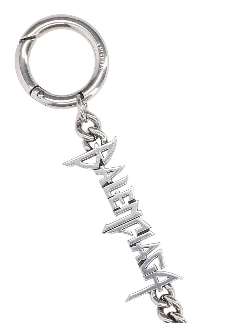 Balenciaga "Typo Metal" Trouser Chain Silver-Plated