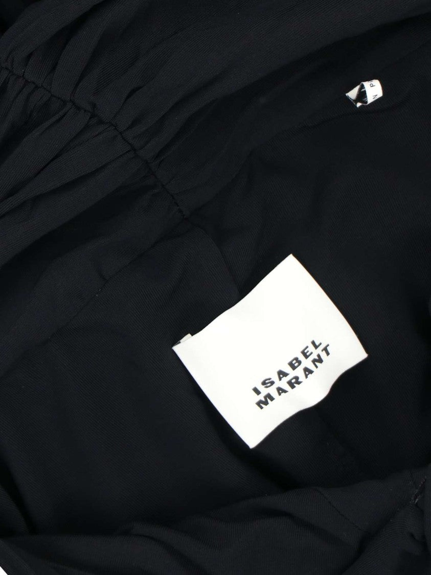 Isabel Marant Draped Maxi Dress – Black