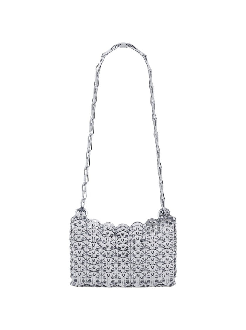 Rabanne Iconic Nano 1969 Bag Silver